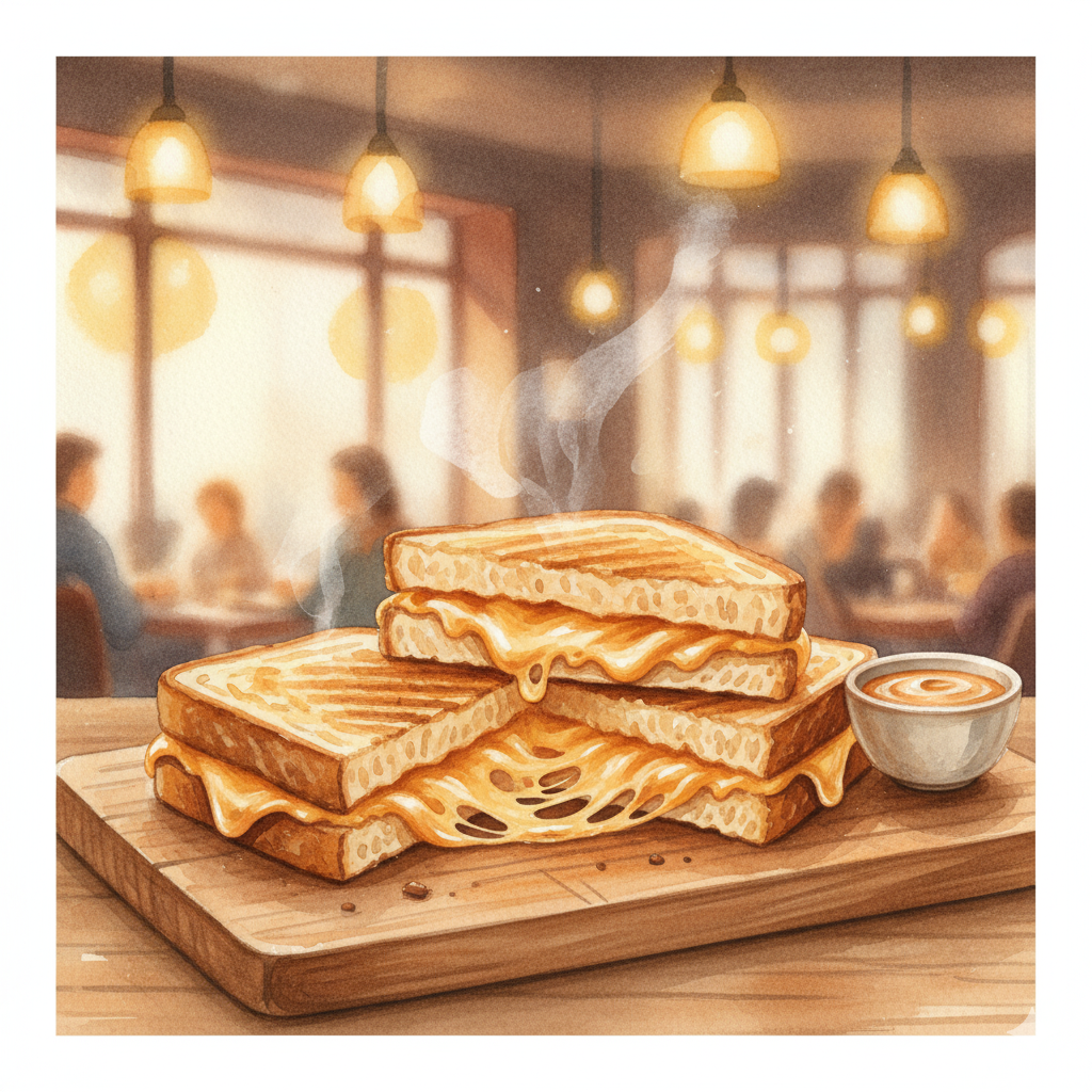 熱壓三明治水彩畫