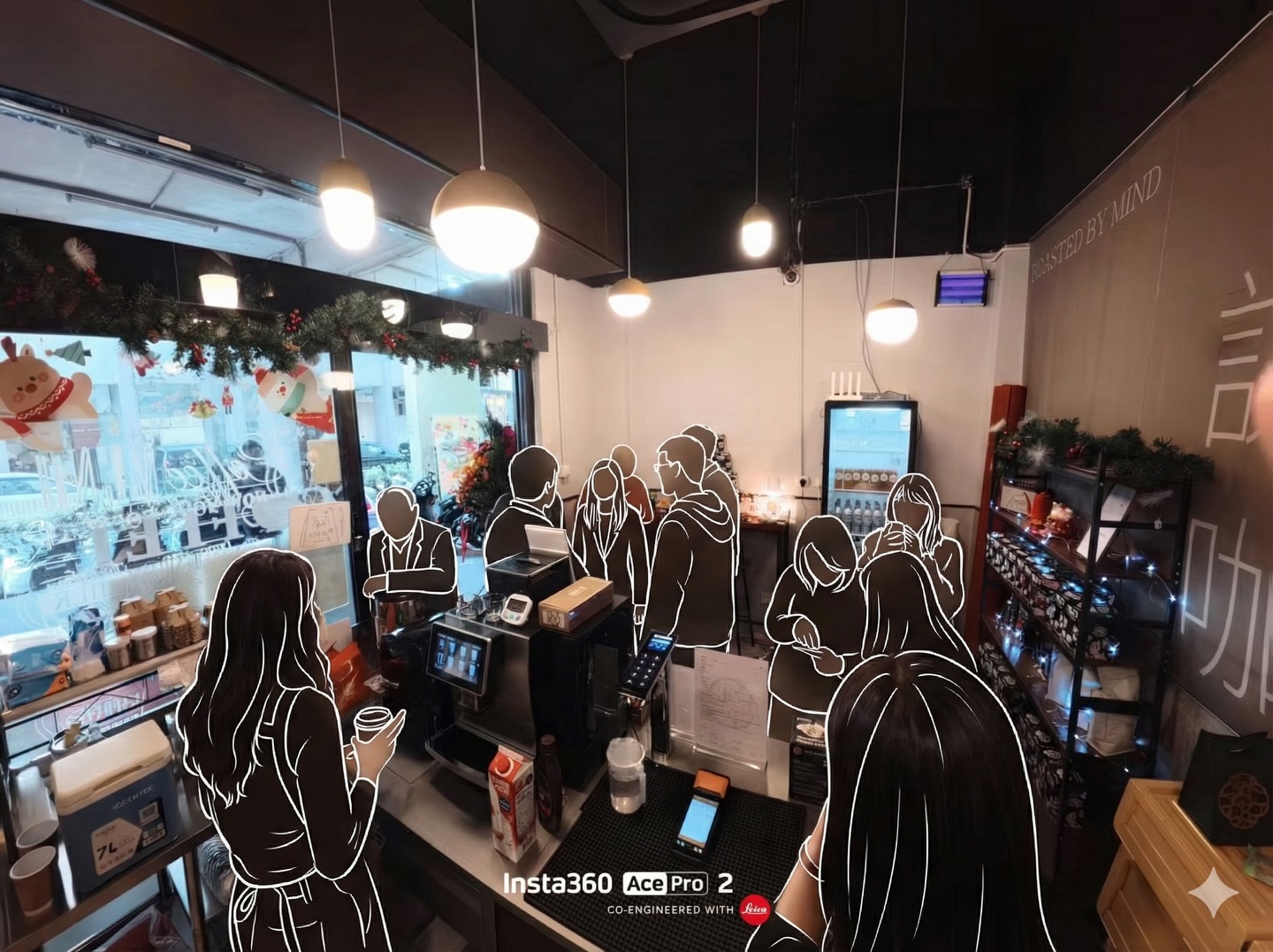 After School Coffee 真實店面吧台